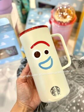 Starbucks Korea Toy Story 5 Forky Stainless Steel Tumbler READY TO SHIP